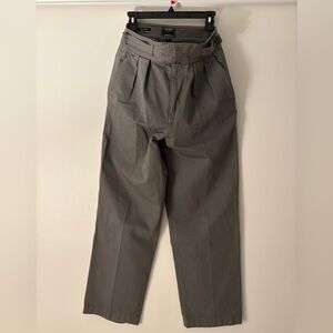Todd Snyder Ghurka Gray High-Rise Pleated Trousers W32